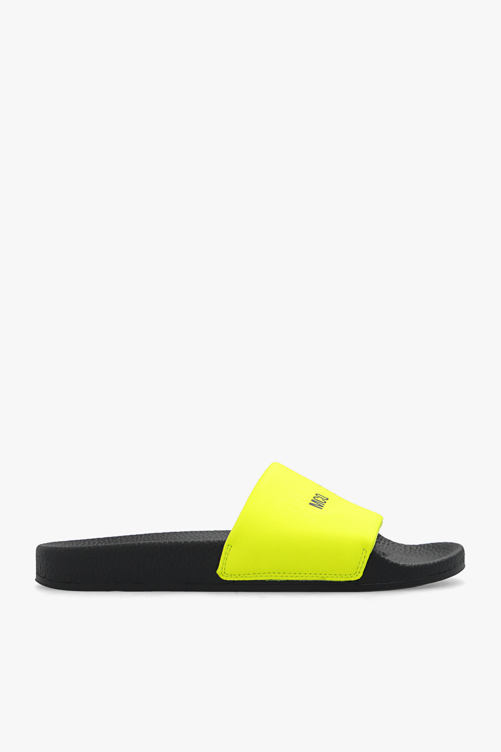 Neon yellow sales nike slides